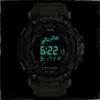 MENS Titta på Military Water Resistant Smael Sport Watch Army Led Digital Wrist Stopwatches för Male 1802 Relogio Masculino Watches265R