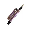 Kaigelu 316 Acrylic Fountain Pen F Nib Blue Brown Marble Amber Pattern Ink Pen Writing Gown