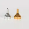 Metalen Kleine Aluminium Mini Trechter Voor Parfum Vergiet Theepot Transfer Diffuser Fles Mini Vloeibare Olie Vullen Lab Keuken Gereedschap Q870