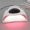 320 W UV-LED-Lampe für Nägel, 72 LEDs, schnell trocknender Gel-Nagellack mit LCD-Bildschirm, automatischer Sensor, Maniküre 240111