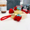 Portachiavi Fragola Piccole cose Ciondolo di frutta Ti amo Berry One Day Personalità Cosa carina Borsa in resina Accessori Portachiavi Regalo