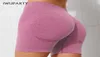 IWUPARTY Energy Biker Nahtlose Shorts Gym Laufen Scrunch Shorts Frauen Dehnbare Strumpfhosen Hohe Taille Workout Sport Fitness1899901