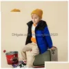 Down Coat Baby Clothes North Winter Jacket Face Parkas Men Long Sleeve Hooded Parka Overcoat Puffer Downs Outerwear Causal Hoody Pri Dhxnf