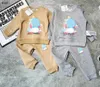 Brand Baby TrackSuits Designer Joks Sumps Suit Rozmiar 66-100 nowonarodzone z kapturem z kapturem i spodnie sportowe Jan10