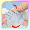 Одноразовые перчатки с пятью пальцами для ванны, креативная домашняя губка для массажа тела, ленивый дезодорант, эластичный скраб, грязь
