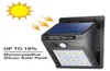Bombilla solar LED recargable con energía solar para exteriores, lámpara solar de 20 LED, lámpara de pared de seguridad con sensor de movimiento para jardín a prueba de agua 4910542