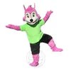 Supersüßes rosafarbenes Drachen-Maskottchen-Kostüm für Halloween, für Partys, Cartoon-Charakter-Maskottchen, kostenloser Versand, Unterstützung bei der Anpassung
