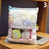 Ein Beutel Pudding von Sumikko Gurashi Plüsch 8 Stück japanische Animation Sumikko Gurashi weiche Kissenecke Bio-Cartoon-Spielzeug für Kinder Mädchen 240111