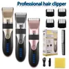 Trimmer Professionell hår Clipper Electric Shaver för män Uppladdningsbart hårskärning Hine Beard Blade Razor Cutter Justerbar trimmer