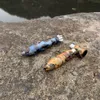 Cachimbos de camuflagem canhão bala personalizado moda longo tubo de metal portátil