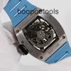 Richardmill Luxury Wristwatches Replicas Automatic Chronograph Watch Richardmill RM030 Mens Titanium Alloy Watch Date Hollow Power Reserve Automatic Mach