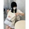 LEFTSIDE KOREAN Mashed Design Letter Retro Big Back Pack Pu Leather Rackpacks For Women Travel Drawstring 240111