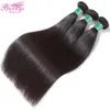 Closure Berrys Fashion 5x5 Lace Closure With Bundles Peruvian Straight Bundles 1030Inch Long Human Hair Weave Bundles With 4x4 Lace