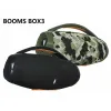 Haut-parleur Booms Box 3, haut-parleur Bluetooth haute puissance 40W, caisson de basses Portable sans fil, barre de son surround stéréo 360 TWS