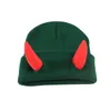 Berets Devil Horns Mężczyznę kapelusz dzianinowa czapka z kobietami Hip Hop Daemon Cap Women's Hats Hats Dog uszy wykonane za więcej