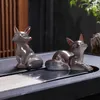 Little Fox Fox Color Tea Pet Ornament Creative Home Fox Tea Play Desktop Decoration Tea Set Ceremony Accessories 240110