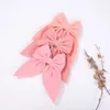 Accessori per capelli 6 pollici rosa dolce solido bowknot clip Gilr grandi forcine nastro mollette a forma di anatra clip per banconote regalo per bambini