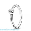 Smyckesdesigner Pandoraring Dora's Band Rings S925 Sterling Silver Love Classic Fashion Par mångsidig ringkvinna