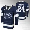 Penn State Nittany Lions 2023-24 Jersey de hockey universitario Xander Lamppa Ryan Kirwa 13 Danny Dzhaniyev 24 Jarod Crespo 27 Jacques Bouquot 29 Reese Laubach 33 Noah Grannan