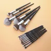 Sywinas Makeup Brush Set Kit 15pcs High Quality Black Natural Synthetic Hair Professional Makeup Brushes Tools 240110