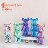 Dekorative Objekte Figuren Kreative Nordic Fluid Violent Bear Bodendekoration Modernes Wohnzimmer TV-Schrank Cartoon Sparschwein Statue Skulpturvaiduryd