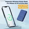 Cell Phone Power Banks 20000mAh Magnetic Wireless Powerbank Magsafe Power Bank 22.5W Fast Charger For iPhone 12 13 14 15 Pro Max External Battery PackL240111