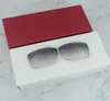 Verres carrés pour lunettes en corne de buffle 012, lentille uniquement, lunettes de soleil, couleur lentille 6032113