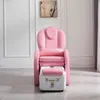 Multifunctional Luxury Massage Electric Foot SPA Pink Chair With Led Lighting