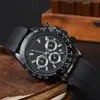 R0LEX Orologi da polso in acciaio inossidabile calendario Uomo Uomo Funzione completa Sei aghi Orologi in zaffiro Tutti i quadranti Orologio al quarzo Orologio di marca Cronografo Marchio di lusso