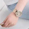 Sihe new men's alloy steel mesh band hollow imitation mechanical watch fashion student Watch