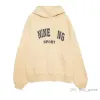 Vente chaude 24SS Femmes Desginer Mode Coton À Capuchon Nouveau AB Annie Bing Classique Lettre Imprimer Lavage Couleur De L'eau Flocon De Neige Sweat À Capuche