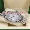 5 colors men Wristwatches Watches mother of pearl 128349RBR 128349 36mm Diamond border bracelet Stainless Steel 2813 Movement Auto218d