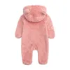 Vêtements de bébé 0 à 3 6 12 mois pour l'hiver Costume de naissance infantile né fille barboteuses garçon ours combinaison à manches longues enfants body 240110