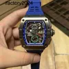 JF Richdsmers Watch Factory Superclone Factory Tourbillon Najwyższa jakość ES RM1104 W pełni drobny trend WR TQ3BCARBON FIBER SPAPHIRE SHIP STATK FEDEESZ TABEL