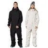 Ski Suit Men and Women Suit Waterproof Outdoor Jumpsuit Casual Thick Winter Warm Snowboarding Set 240111