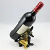 Résine Anubis dieu casier à vin porte-bouteille de vin Animal chien égyptien dieu support à vin accessoires maison Bar décoration préférence 209S