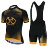 Наборы 2022 Флуоресцентная зеленая велосипедная майка наборы летние MTB Cycling Clothing Mountain Bik