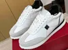 Luxury designer men's plus-size sports casual shoes high-quality soft shoes white new running shoes minimalist design