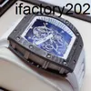 Jf RichdsMers Watch Factory Superclone 95 RM 055 NTPT Carbon Fiber Fashion Leisure Sports Wrist