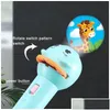 LED Light Sticks Projector Toys Flashlight Projectors Torch Lamp Early Education Game For Kid Holiday Födelsedag Xmas Drop Delivery GI DHGN5