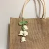 Altre arti e mestieri Campana Orchidea Ciondolo fiore all'uncinetto fatto a mano Fiore artificiale finito Pendenti per borsa lavorati a mano Decorazione per auto Regalo creativo YQ240111