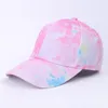 Casquettes de baseball Confortable Tie-Dye Baseball pour hommes et femmes Graffiti Outdoor Sunshade Cap Sunblock Hat