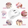 Nail Drying Lamp 120w Dryer Machine Interface For Home Use Nails Art Manicure Tools 240111