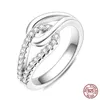 925 CZ Verlobungsringe für Frauen 100 % 925 Sterling Silber Hand Sonne Mond bunte Zirkon Ringe romantische Hochzeit Valentinstag Schmuck