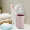 Mugs 4 Pcs Toothbrush Cups Simple Bathroom Rinsing Wash Teeth Tumbler Accessories
