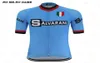 Clássico retro pro equipe SALVARANI camisa de ciclismo dos homens manga curta azul estrada corrida roupas de bicicleta roupas mtb NO ME NO GAME5290198