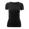 Nouveau Yoga Outfit LL-23 T-shirt pour femmes Survêtements Sports de plein air à manches courtes Haute élasticité Fitness Training Top Séchage rapide Spandex Active Wear