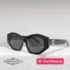 Designer Sunglasses C family triumphal arch polygonal cat's eye sunglasses for women's fashionable personality style ins matching sunglasses cl40238 ODH3