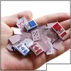 Giochi di carte 112 Cute Minll House Carte da gioco Poker in miniatura per bambole Accessorio Decorazione domestica Drop Delivery Giocattoli Regali Puzz Puzzl Dhvgp