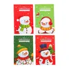 10Pcs Cartoon Christmas Notebooks Lined Small Notepads Party Favor for Student Kid Girl Boy Writing Journaling 240111